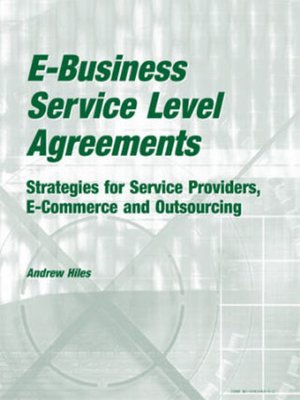 cover image of E-Business Service Level Agreements